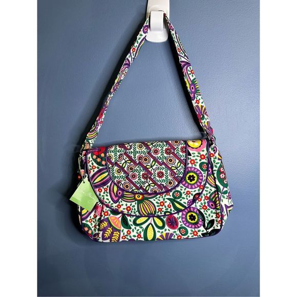 Vera Bradley Bags Verabradley Flap Shoulder Bag Viva La Vera Nwt